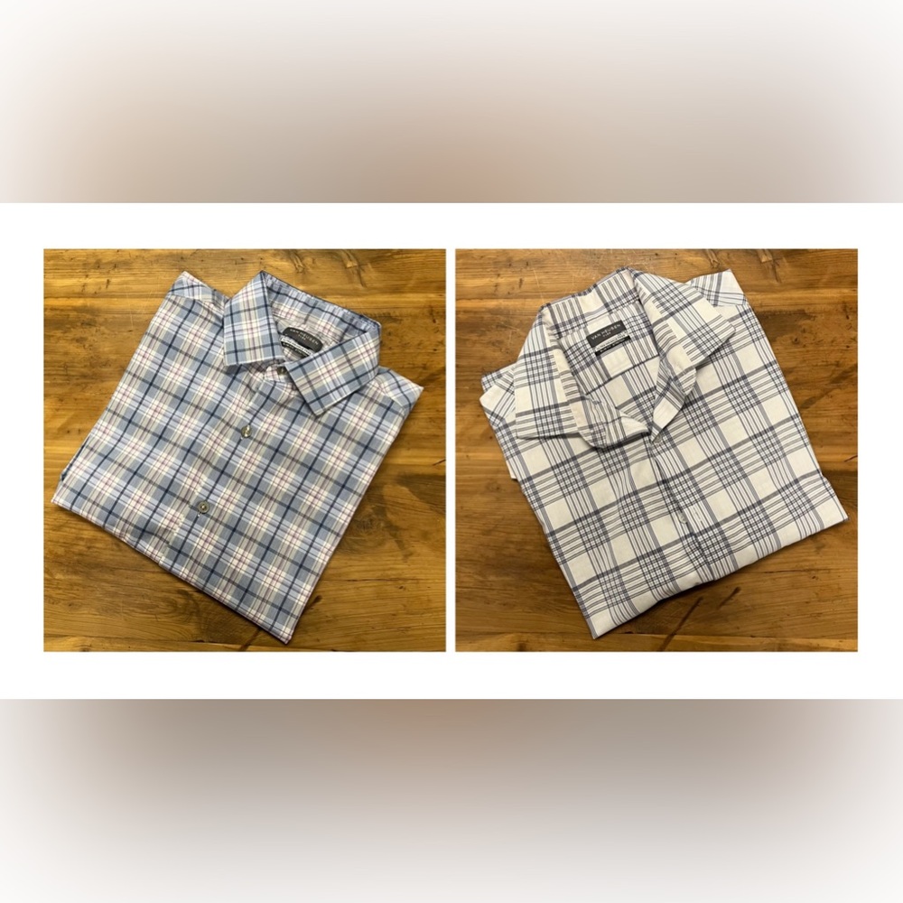 Pair of men’s dress shirts Van Heusen